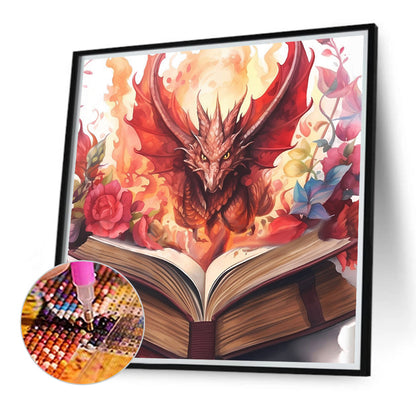 Magic Book House - Full Round Drill Diamond Painting 40*40CM