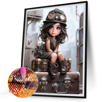 Mechanic Girl - Full Square Drill Diamond Painting 40*50CM