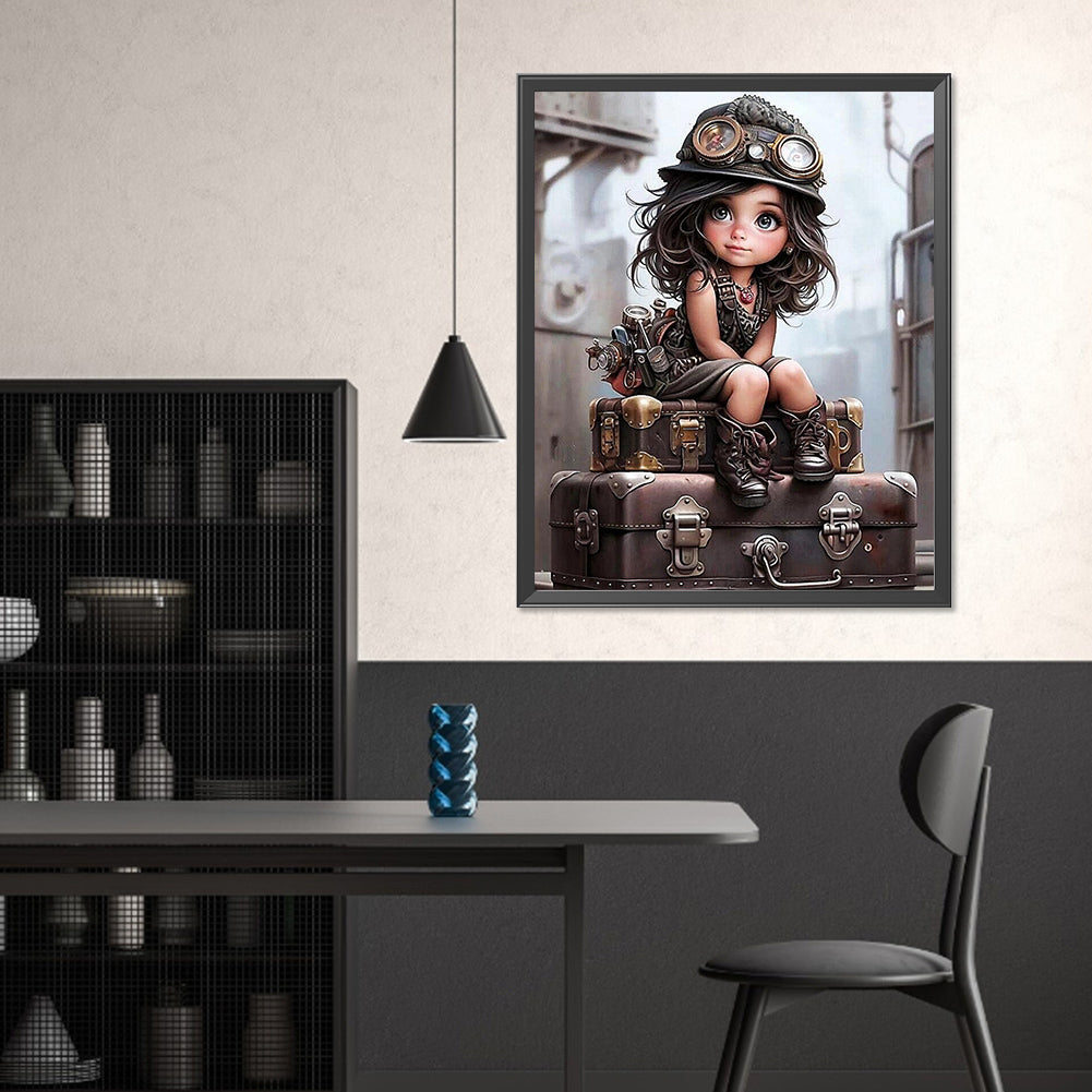 Mechanic Girl - Full Square Drill Diamond Painting 40*50CM