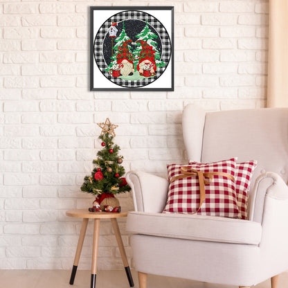 Christmas Atmosphere - Special Shaped Drill Diamond Painting 30*30CM