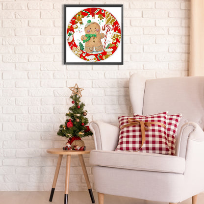 Christmas Atmosphere - Special Shaped Drill Diamond Painting 30*30CM