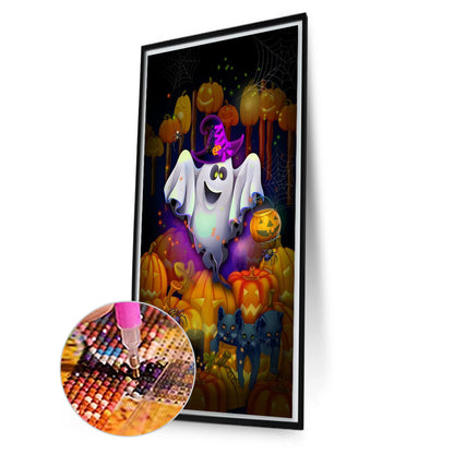 Halloween Trick Or Treaters - Full Round AB Drill Diamond Painting 40*70CM