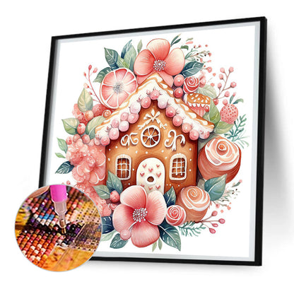 Christmas Cookie Man - Full Round Drill Diamond Painting 30*30CM