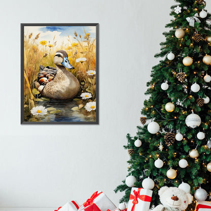 Wood Duck - Full Round Drill Diamond Painting 30*40CM