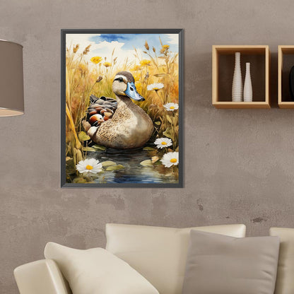 Wood Duck - Full Round Drill Diamond Painting 30*40CM