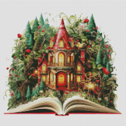 Christmas Magic Book - 11CT Stamped Cross Stitch 50*50CM