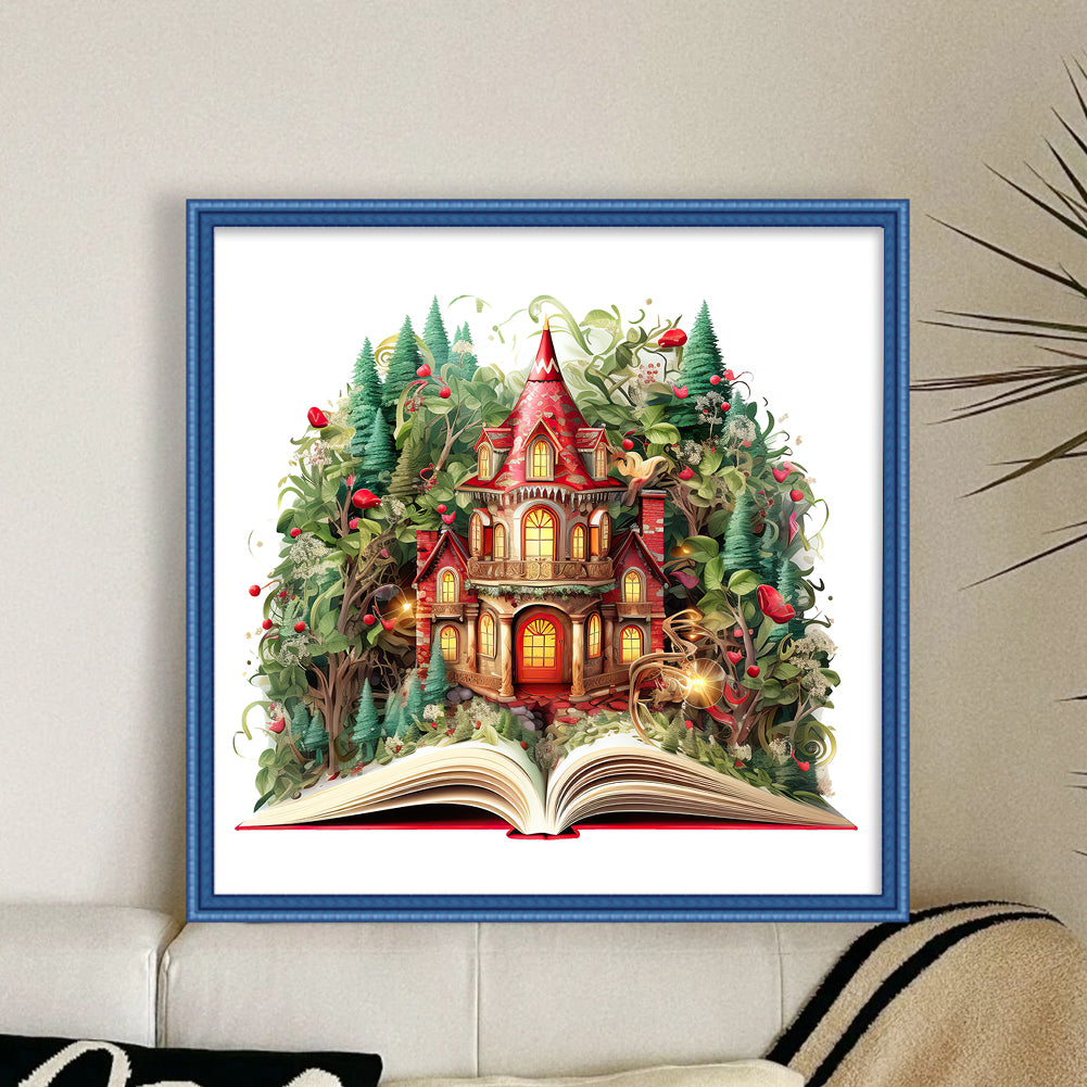 Christmas Magic Book - 11CT Stamped Cross Stitch 50*50CM