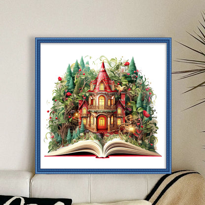 Christmas Magic Book - 11CT Stamped Cross Stitch 50*50CM