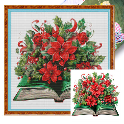 Christmas Magic Book - 11CT Stamped Cross Stitch 50*50CM