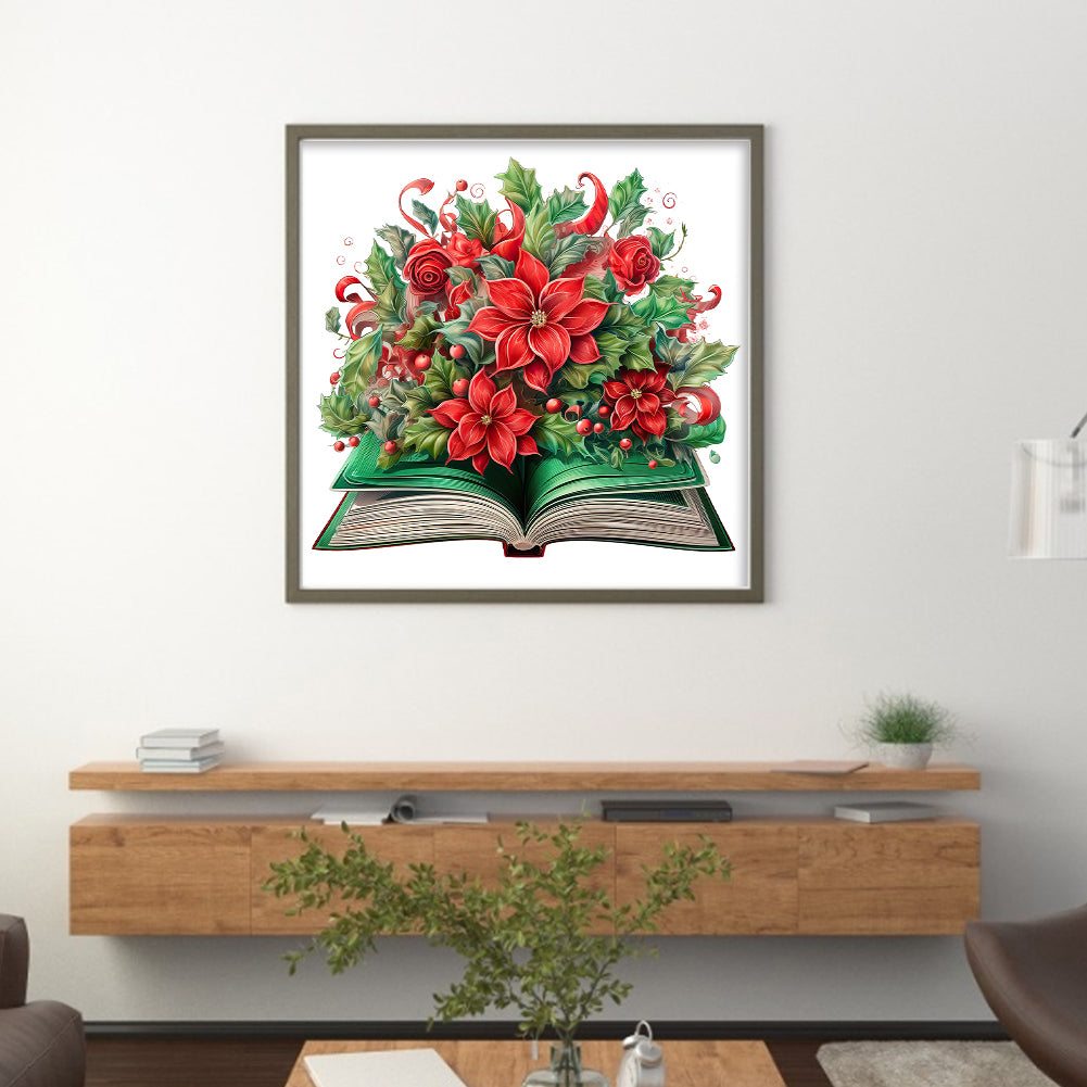 Christmas Magic Book - 11CT Stamped Cross Stitch 50*50CM