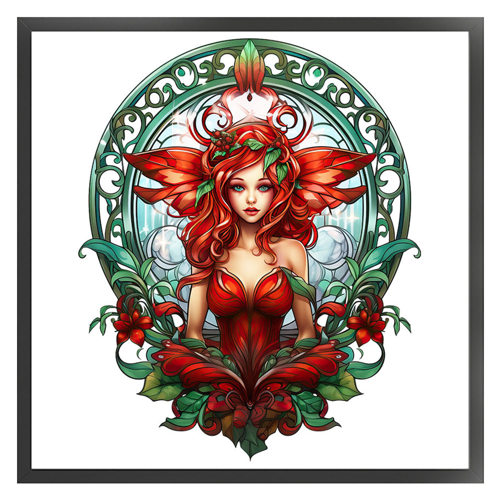 Christmas Fairy - 11CT Stamped Cross Stitch 50*50CM