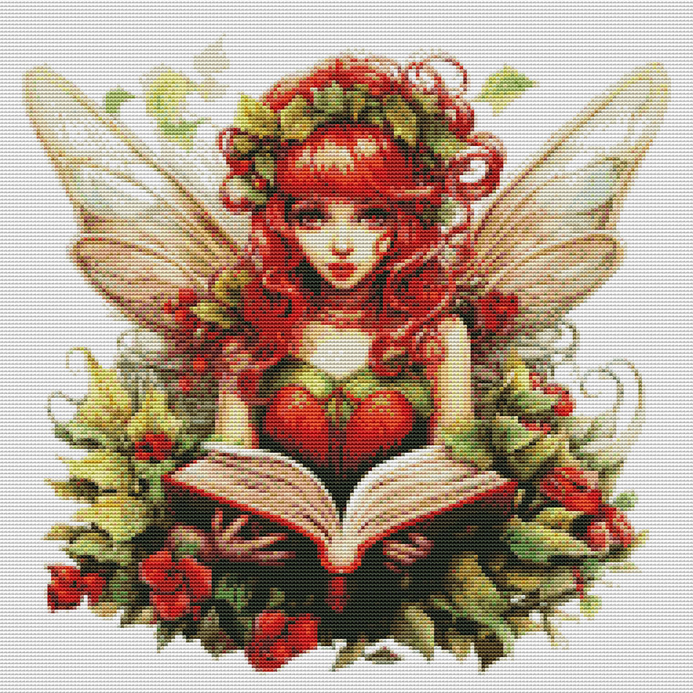 Christmas Fairy - 11CT Stamped Cross Stitch 50*50CM