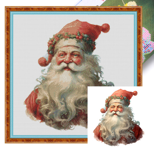 Santa Claus - 11CT Stamped Cross Stitch 50*50CM