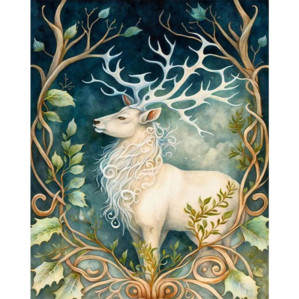 Elk - 11CT Stamped Cross Stitch 50*60CM