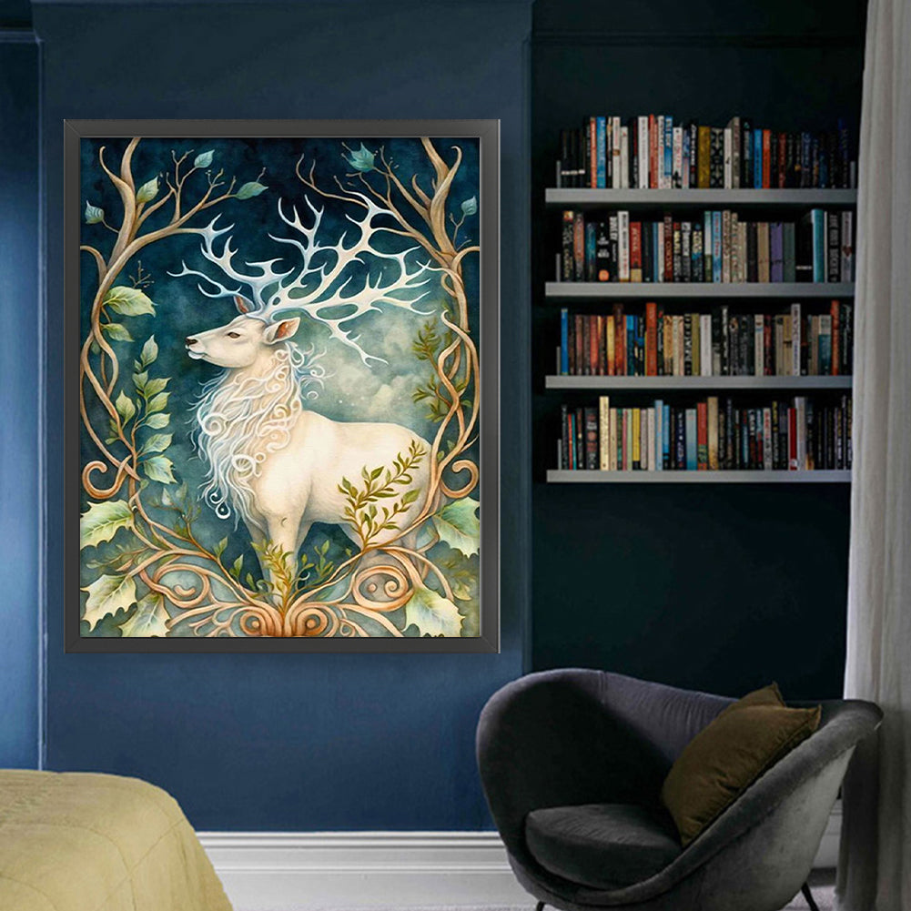 Elk - 11CT Stamped Cross Stitch 50*60CM