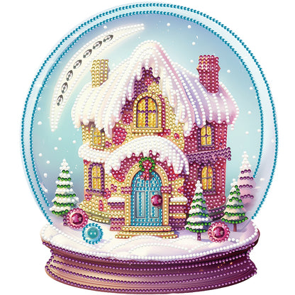 Christmas Crystal Ball - Special Shaped Drill Diamond Painting 30*30CM