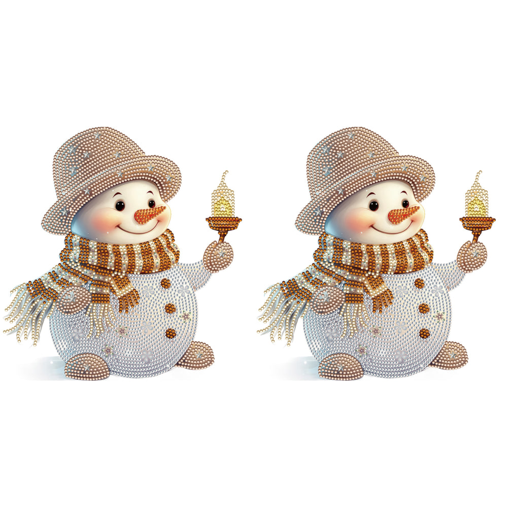 Christmas Snowman - Special Shaped Drill Diamond Painting 30*30CM