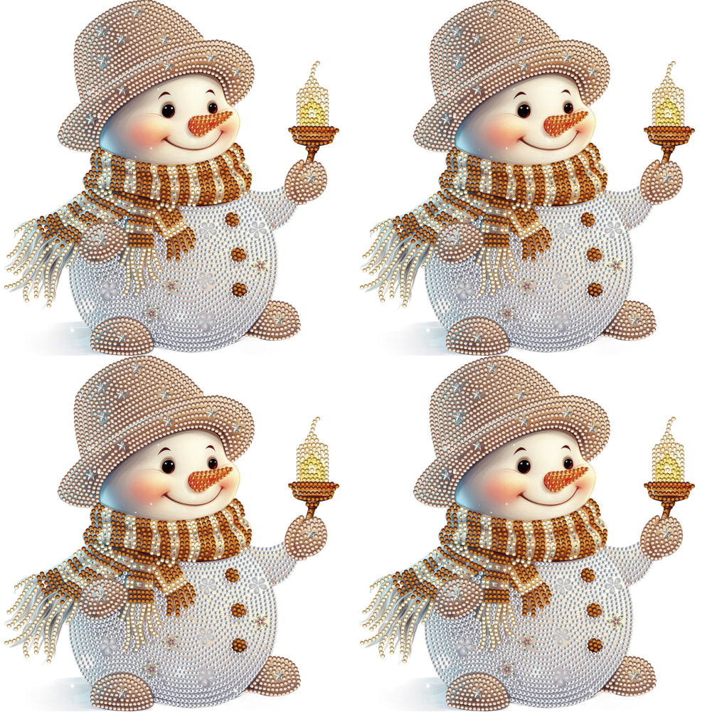 Christmas Snowman - Special Shaped Drill Diamond Painting 30*30CM