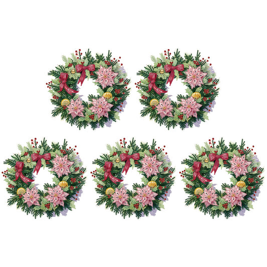 Christmas Wreath - Special Shaped Drill Diamond Painting 30*30CM