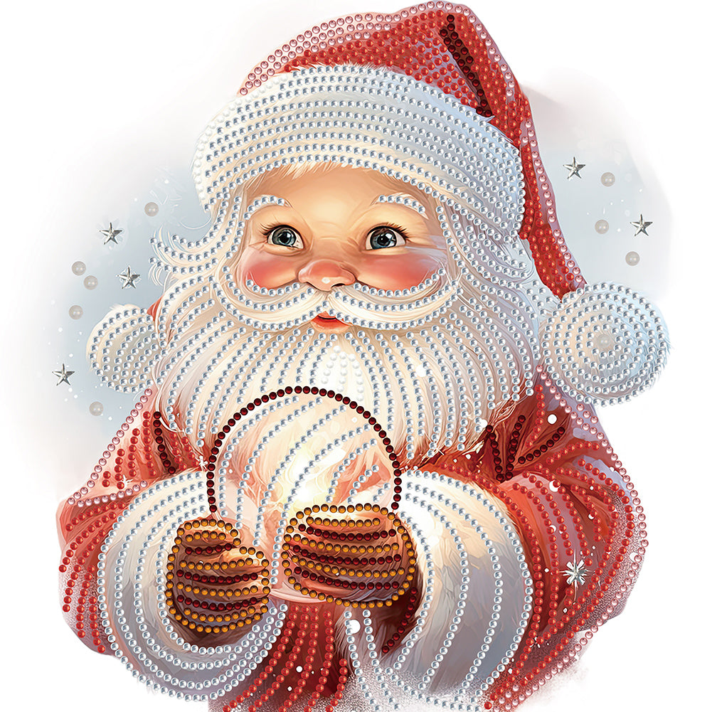 Santa Claus - Special Shaped Drill Diamond Painting 30*30CM