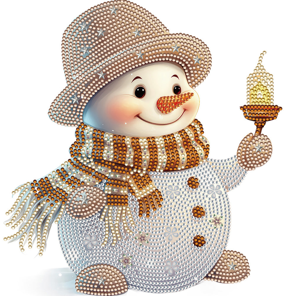 Christmas Snowman - Special Shaped Drill Diamond Painting 30*30CM