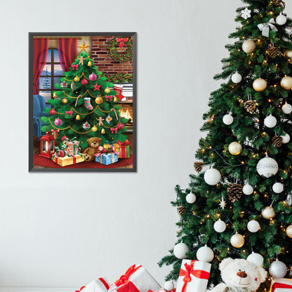 Christmas Tree - Full Round Drill Diamond Painting 30*40CM