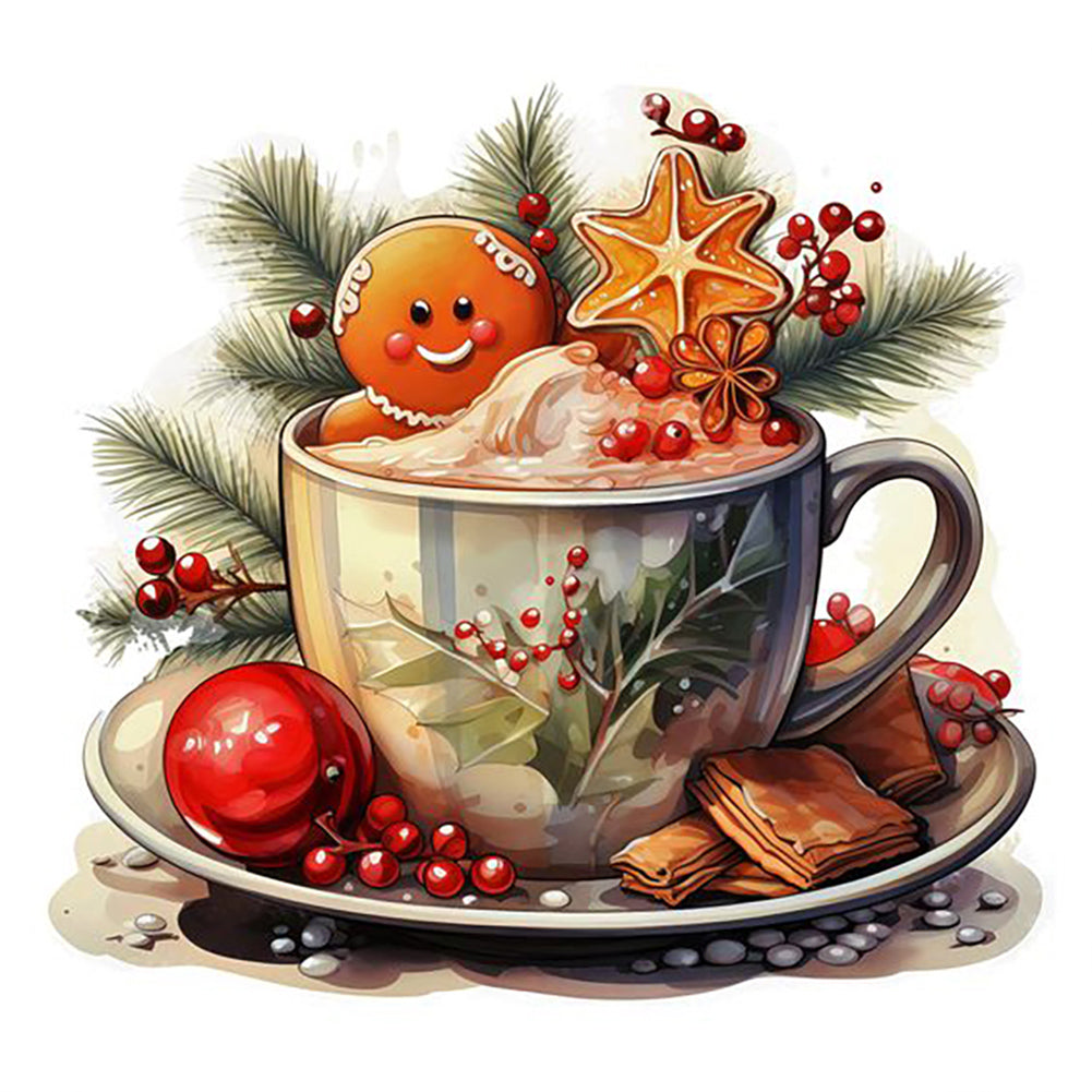 Christmas Snacks - Full Round Drill Diamond Painting 30*30CM