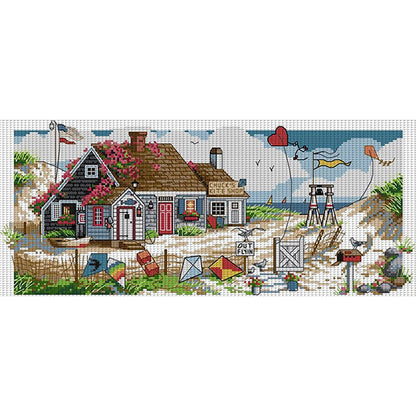 Love Home - 14CT Stamped Cross Stitch 46*21CM(Joy Sunday)