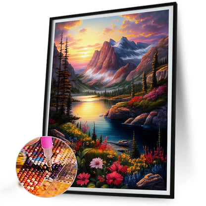 Vast Landscape - Full Round AB Drill Diamond Painting 40*50CM