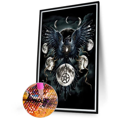 Mysterious Black Crow - Full Round AB Drill Diamond Painting 40*60CM