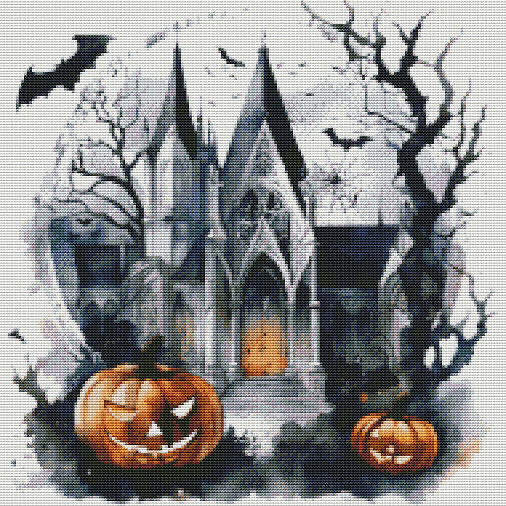 Festival - 11CT Stamped Cross Stitch 50*50CM