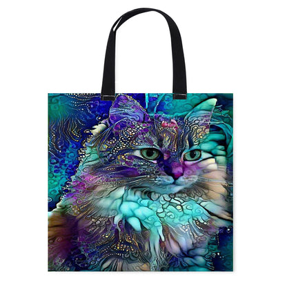 Embroidery Kit Cat Personalized Bag with Needle/Instruction/Color Threads40x40cm