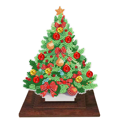 Wooden Diamond Painting Desktop Ornaments for Xmas Table Office Home Decor (01)