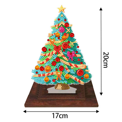 Wooden Diamond Painting Desktop Ornaments for Xmas Table Office Home Decor (02)