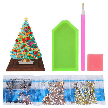 Wooden Diamond Painting Desktop Ornaments for Xmas Table Office Home Decor (02)