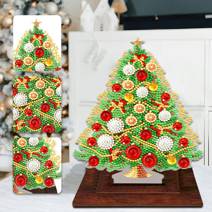 Wooden Diamond Painting Desktop Ornaments for Xmas Table Office Home Decor (03)