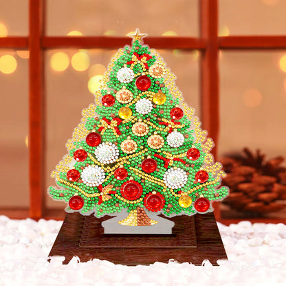 Wooden Diamond Painting Desktop Ornaments for Xmas Table Office Home Decor (03)