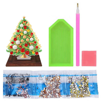 Wooden Diamond Painting Desktop Ornaments for Xmas Table Office Home Decor (03)