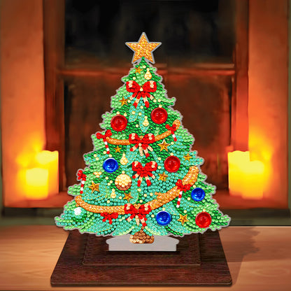 Wooden Diamond Painting Desktop Ornaments for Xmas Table Office Home Decor (05)