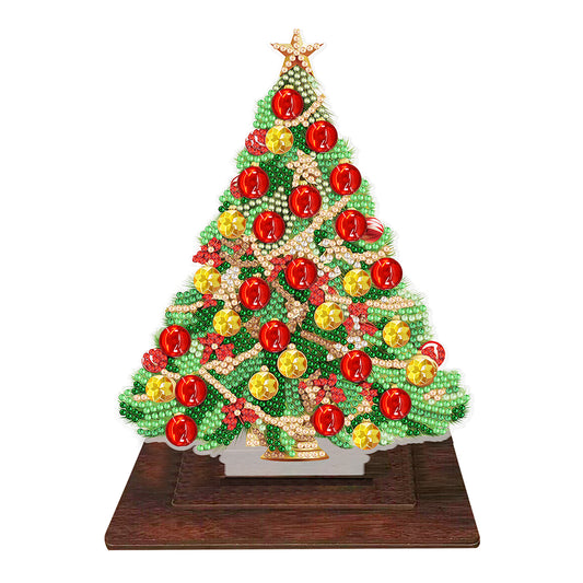 Wooden Diamond Painting Desktop Ornaments for Xmas Table Office Home Decor (06)