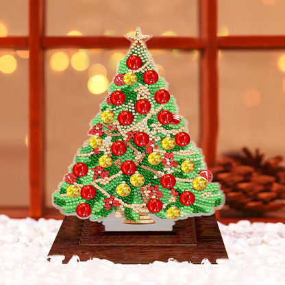 Wooden Diamond Painting Desktop Ornaments for Xmas Table Office Home Decor (06)