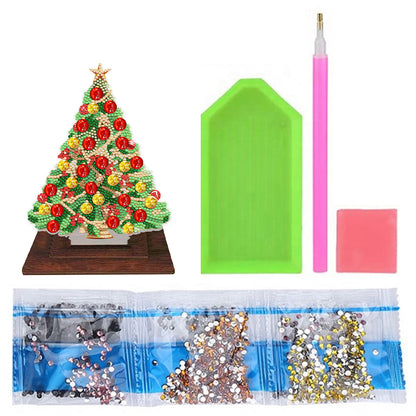 Wooden Diamond Painting Desktop Ornaments for Xmas Table Office Home Decor (06)