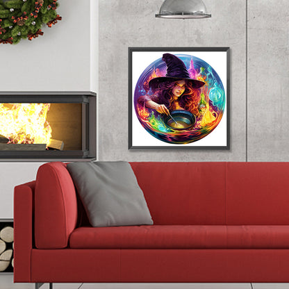 Pharmaceutical Witch - Full Round Drill Diamond Painting 30*30CM