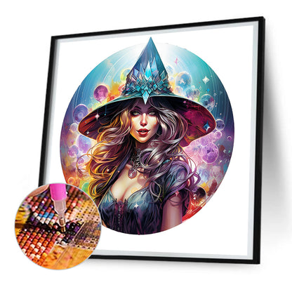 Decorative Witch - Full Round Drill Diamond Painting 30*30CM