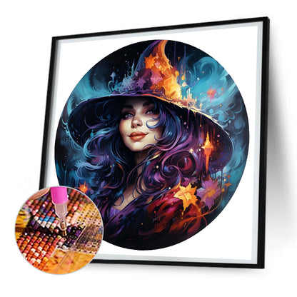 Confidence¡¤Witch - Full Round Drill Diamond Painting 30*30CM