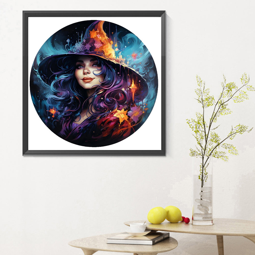Confidence¡¤Witch - Full Round Drill Diamond Painting 30*30CM