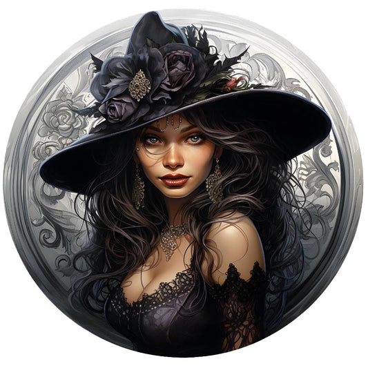 Gorgeous Witch - Full Round Drill Diamond Painting 30*30CM