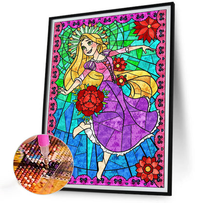 Rapunzel - Full Round Drill Diamond Painting 30*40CM