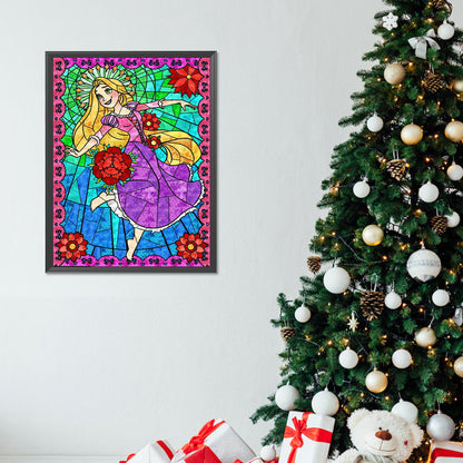 Rapunzel - Full Round Drill Diamond Painting 30*40CM