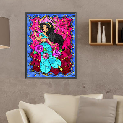 Princess Jasmine - Full Round Drill Diamond Painting 30*40CM